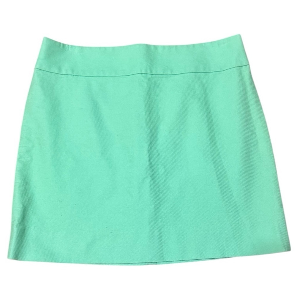 J. CREW Mint Pastel Green Mini Skirt Spring Summer Party Size 2 St Patrick’s Day